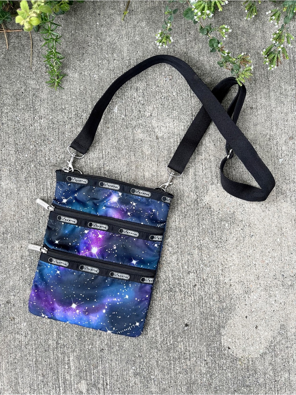 🆕 Listing!  Lesportsac | Galaxy Print Sling Bag